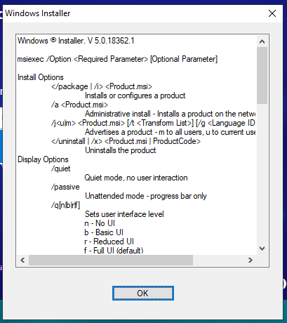 Windows Installer